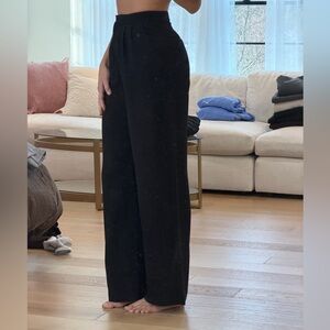 Express Black Wide-Leg Pants